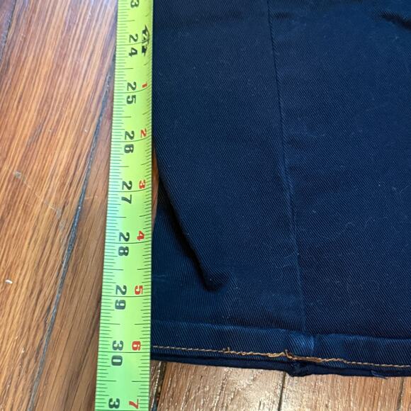 Vintage Rocawear Jeans Bootcut 7 Dark Wash Low Rise Embroidered Hip Hop Denim - Picture 4 of 10